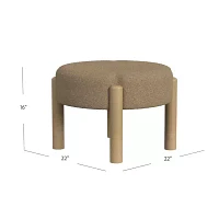 Luna Upholstered Ottoman