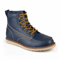 Vance Co Mens Wyatt Flat Heel Work Boots