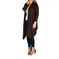 24seven Comfort Apparel Midweight Womens Plus Softshell Vest Jacket