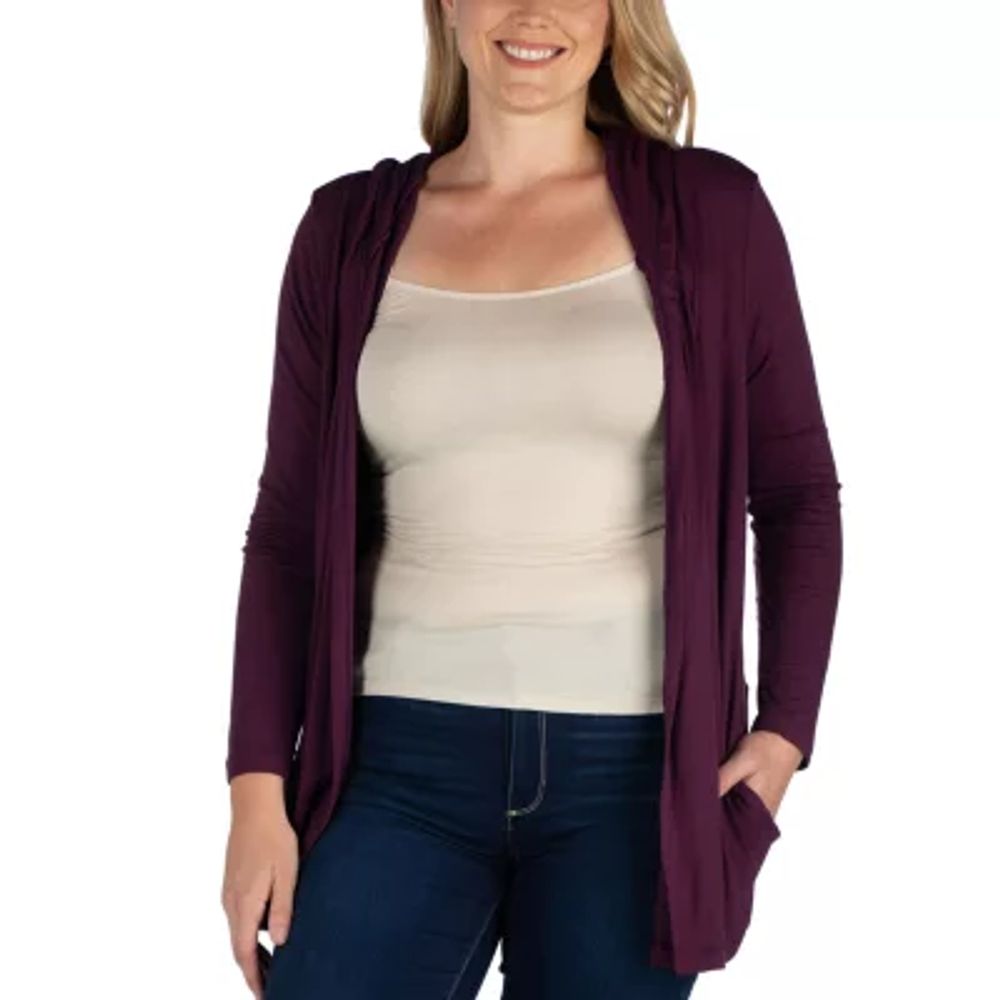 24seven Comfort Apparel Midweight Womens Plus Softshell Vest Jacket