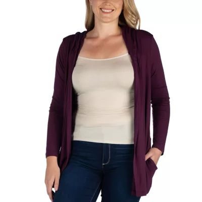 24seven Comfort Apparel Midweight Womens Plus Softshell Vest Jacket