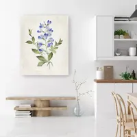 Blue Botanical II Canvas Art