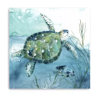 Lumaprints Delray Sea Turtle I Canvas Art