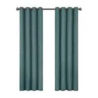 Eclipse Gemini Energy Saving Blackout Grommet Top Single Curtain Panel