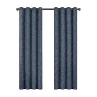 Eclipse Gemini Energy Saving Blackout Grommet Top Single Curtain Panel