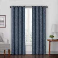 Eclipse Gemini Energy Saving Blackout Grommet Top Single Curtain Panel