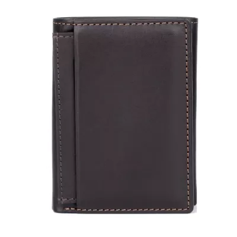 J. Buxton Mens RFID Blocking Trifold Wallet