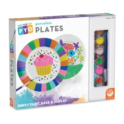 Mindware Paint Your Own Porcelain Plates Board Game