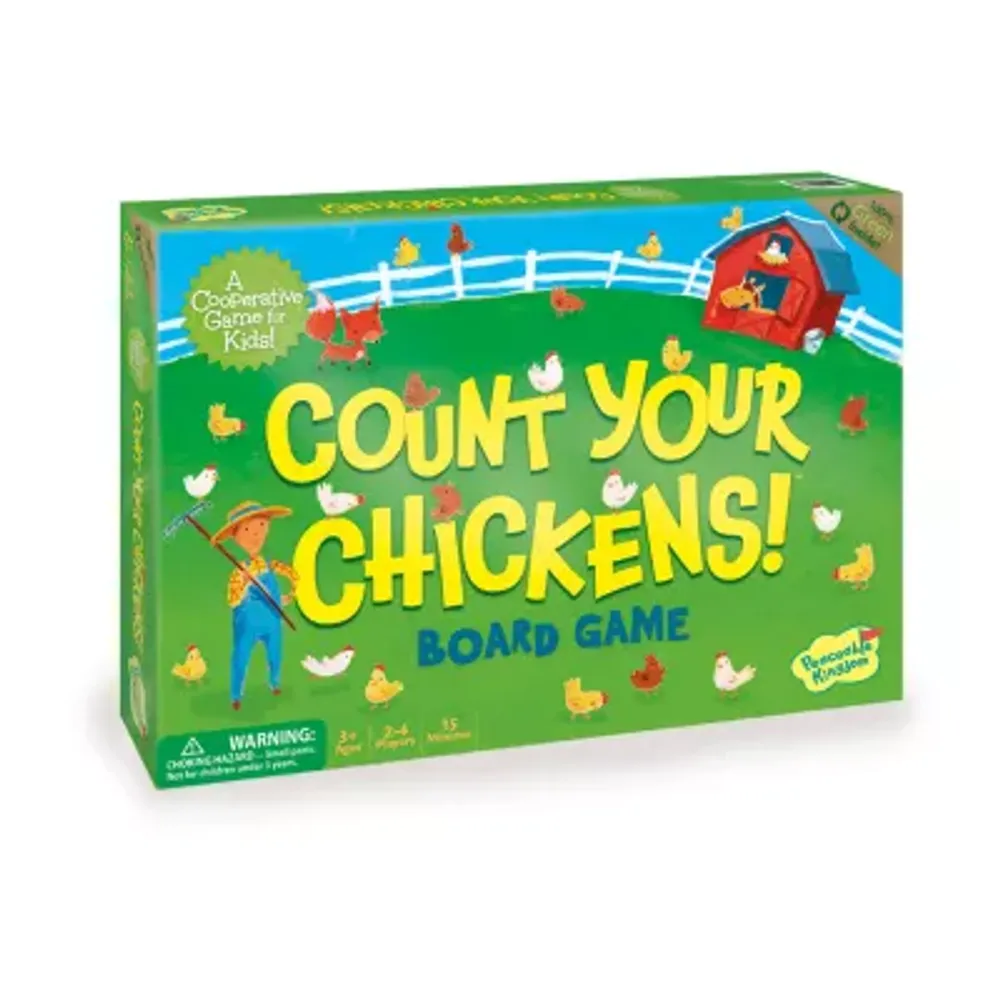 Peaceable Kingdom Count Your Chickens Cooperative Board Game Board Game