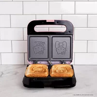 Uncanny Brands Hello Kitty® Red Grilled Cheese Maker- Panini Press and Compact Indoor Grill