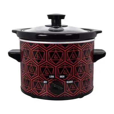 Uncanny Brands Dungeons and Dragons 2qt Slow Cooker - Cook With Your Favorite Classic Fantasy Game