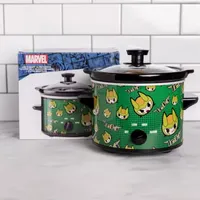 Uncanny Brands Marvel Loki 2qt Slow Cooker- Cook With Your Favorite Mischievous God Of Lies