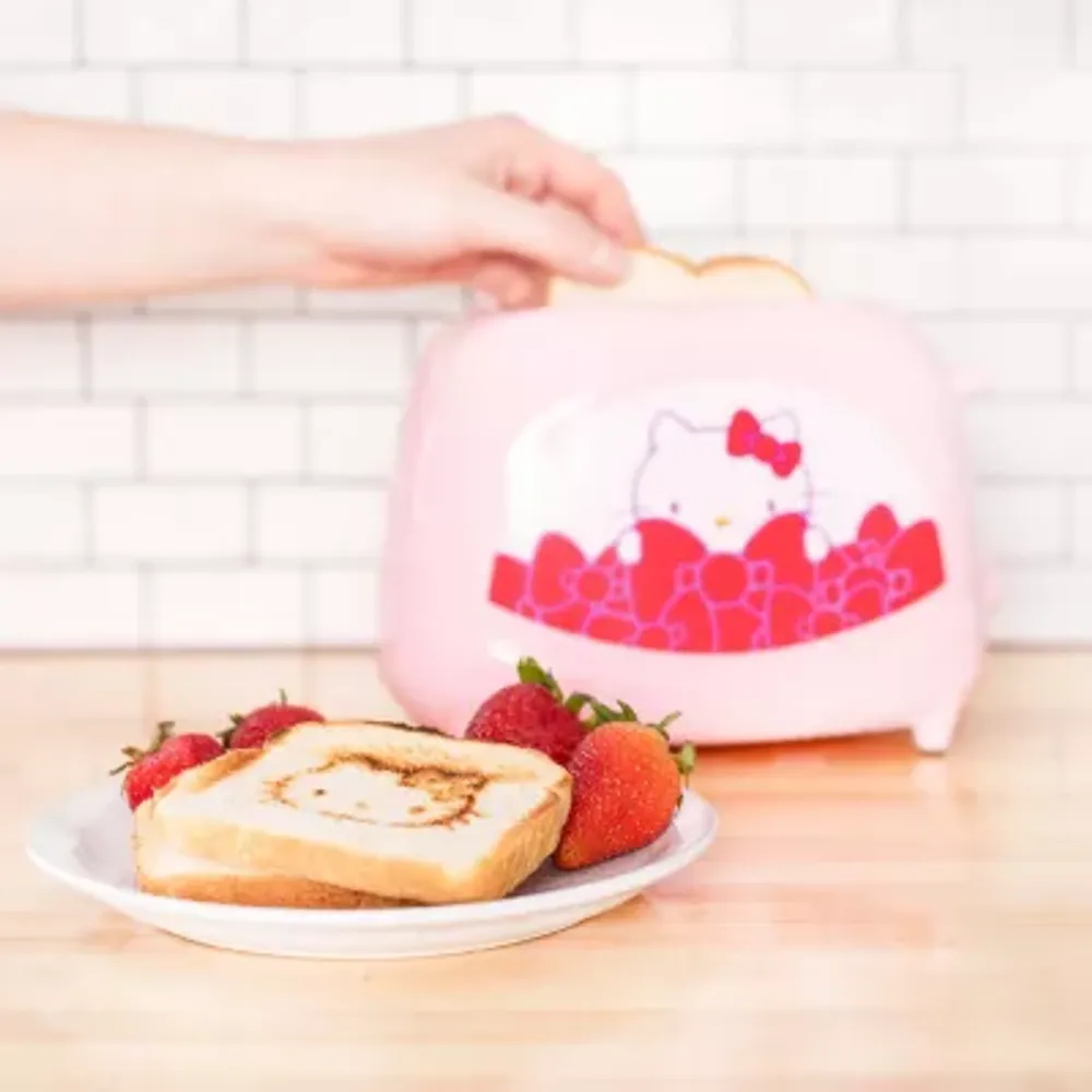 Uncanny Brands Hello Kitty® Two-Slice Toaster- Toasts Your Favorite Kitty On Your Toast