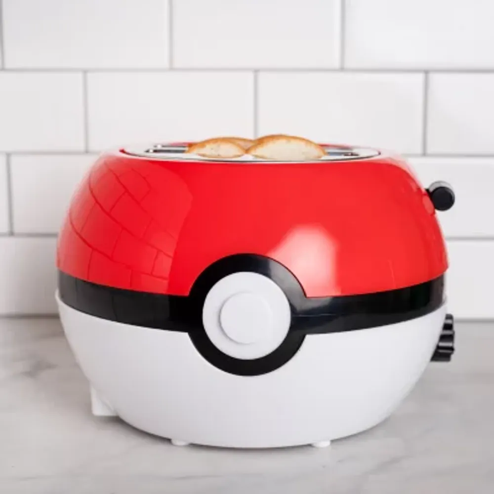 Uncanny Brands Pokemon Pokeball Halo Toaster – Toasts a Pokeball On Your Bread