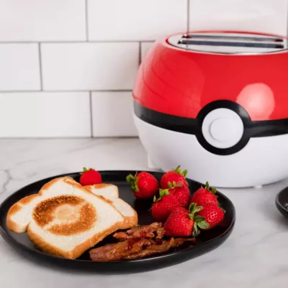 Uncanny Brands Pokemon Pokeball Halo Toaster – Toasts a Pokeball On Your Bread