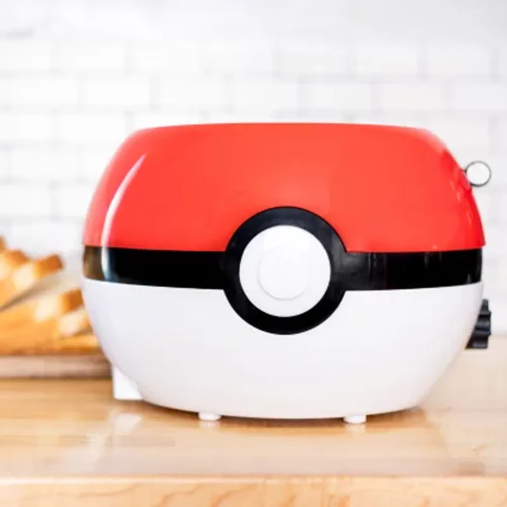Uncanny Brands Pokemon Pokeball Halo Toaster – Toasts a Pokeball On Your Bread