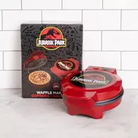 Uncanny Brands Jurassic Park Waffle Maker -  T-Rex on Your Waffles - Waffle Iron