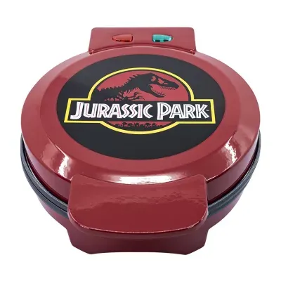 Uncanny Brands Jurassic Park Waffle Maker -  T-Rex on Your Waffles - Waffle Iron