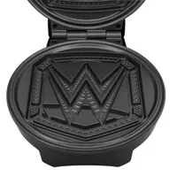 Uncanny Brands WWE Championship Belt Waffle Maker- Start Your Breakfast Like A Champion- Waffle Iron