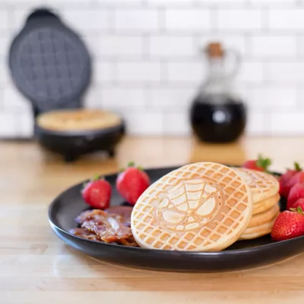 Uncanny Brands Marvel Miles Morales Mini Waffle Maker - Marvel Kitchen Appliance