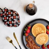 Uncanny Brands Marvel Miles Morales Mini Waffle Maker - Marvel Kitchen Appliance