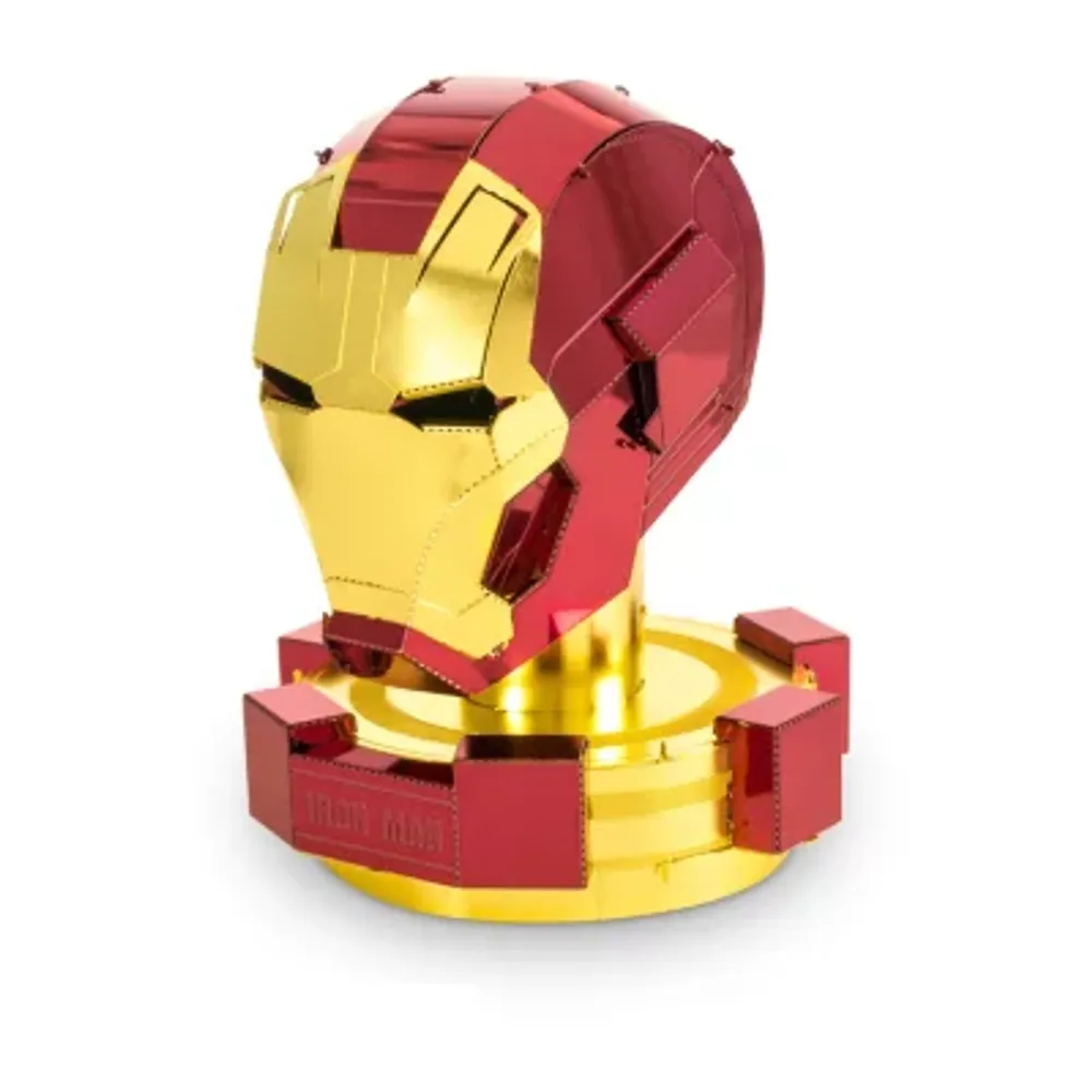Fascinations Metal Earth 3D Metal Model Kit - Marvel Avengers Iron Man Mark 45 Helmet
