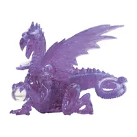 BePuzzled 3D Crystal Puzzle - Dragon (Purple): 56Pcs