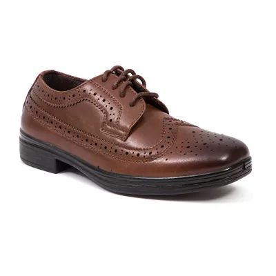 Deer Stags Little & Big  Boys Ace Wing Tip Oxford Shoes