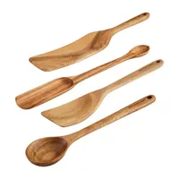 Rachael Ray Wooden 4-pc. Tools & Gadgets Utensil Set