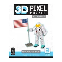 Bepuzzled 3d Pixel Puzzle Deluxe - Astronaut: 517 Pcs Puzzle