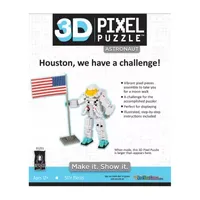 Bepuzzled 3d Pixel Puzzle Deluxe - Astronaut: 517 Pcs Puzzle