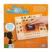 Ideal 4 Way Spelldown Game Board Game