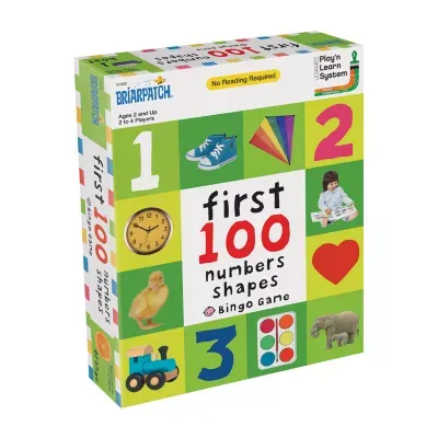 Briarpatch First 100 Numbers Shapes Bingo Game Board Game
