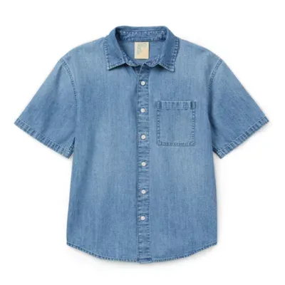 Thereabouts Little & Big Boys Short Sleeve Button-Down Shirt