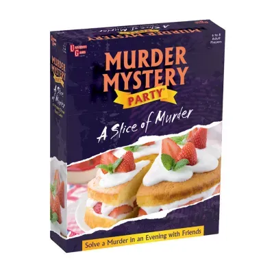 University Games Murder Mystery Party - A Slice Of Murder Board Game