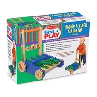 Melissa & Doug Chomp & Clack Alligator Push Toy Discovery Toy