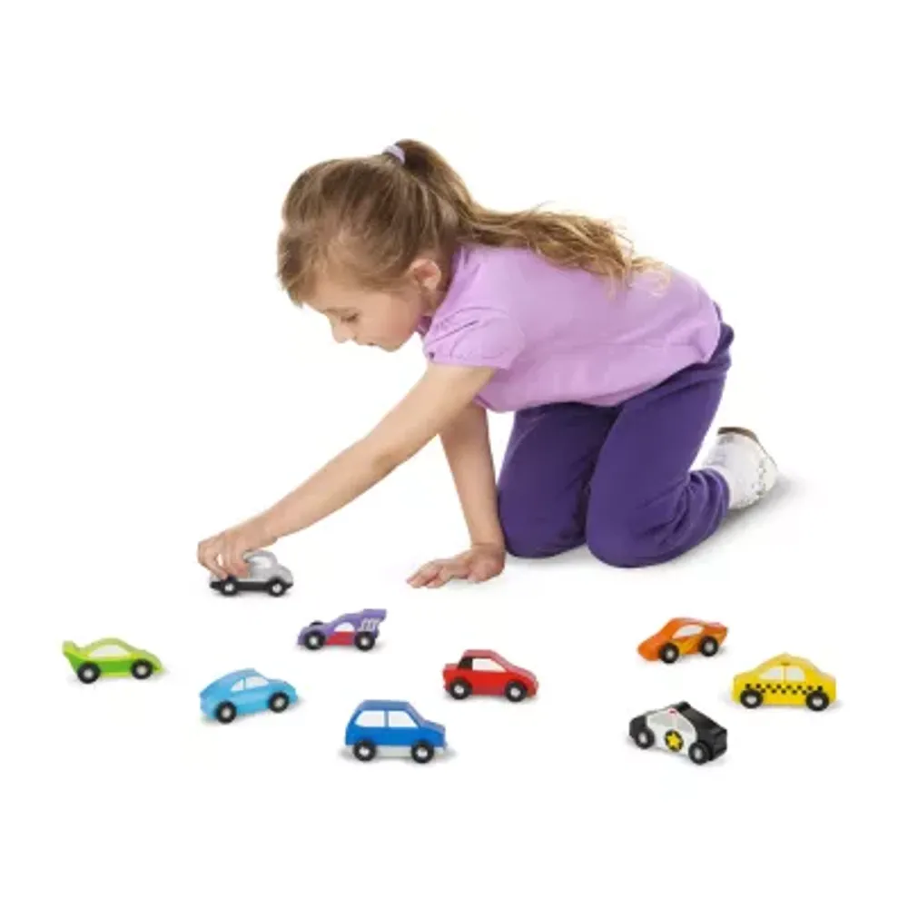 Melissa & Doug Wooden Cars Set