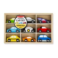 Melissa & Doug Wooden Cars Set