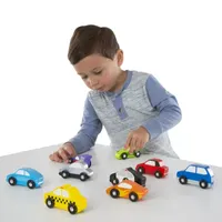 Melissa & Doug Wooden Cars Set