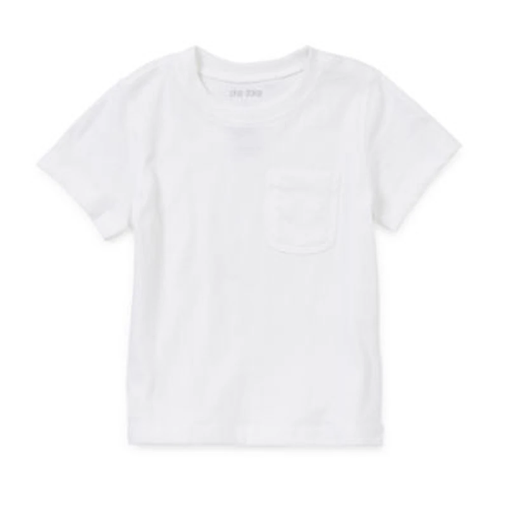 Okie Dokie Toddler & Little Boys Crew Neck Short Sleeve T-Shirt