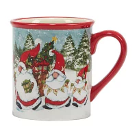 Certified International Christmas Gnomes 4-pc. Coffee Mug