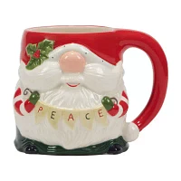 Certified International Christmas Gnomes 4-pc. Coffee Mug