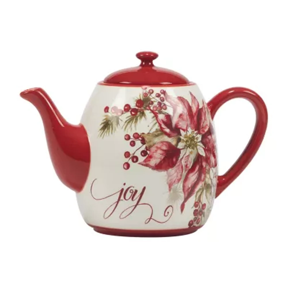 Certified International Winters Joy Teapot