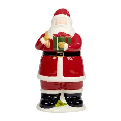 Certified International Joy Of Christmas Earthenware Cookie Jar