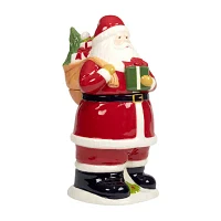 Certified International Joy Of Christmas Earthenware Cookie Jar