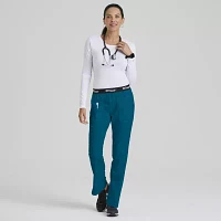 Grey's Anatomy™ by Barco Classic 4275 Aubrey 3-Pocket Low-Rise Flared Leg Womens Plus Tall Moisture Wicking Scrub Pants