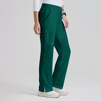 Grey's Anatomy™ by Barco Classic 4277 Mia 6-Pocket Mid-Rise Straight Leg Womens Petite Scrub Pant