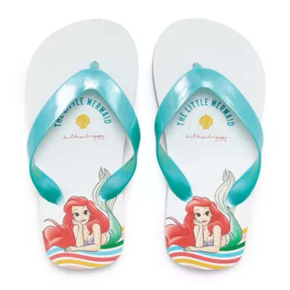 Disney Collection Girls Ariel The Little Mermaid Flip-Flops