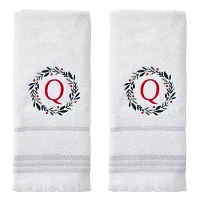 Skl Home Wreath Monogram Letter Q 2-pc. Hand Towel