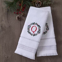 Skl Home Wreath Monogram Letter Q 2-pc. Hand Towel